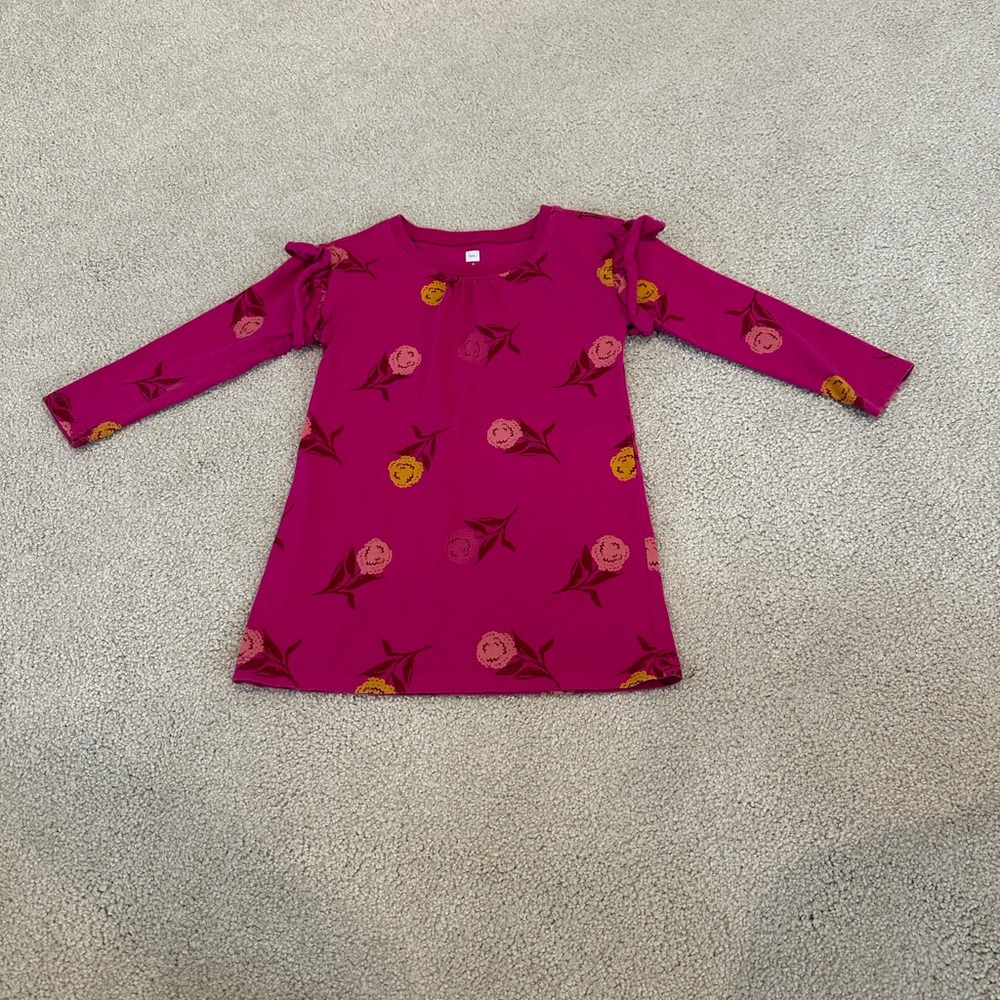Tea Collection Pink and Yellow Coverup Dress